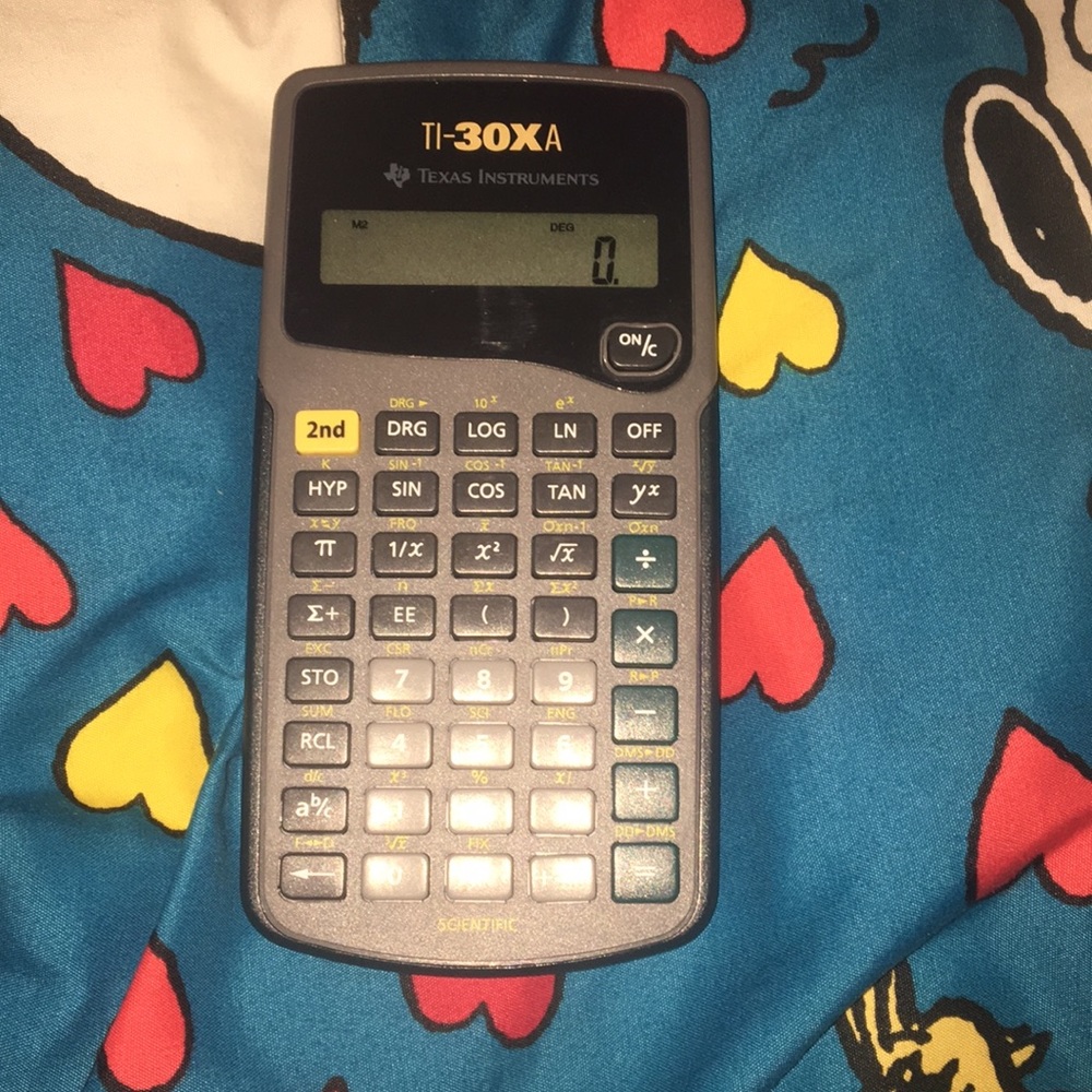 TI-30XA Scientific Calculator w/ Cover!